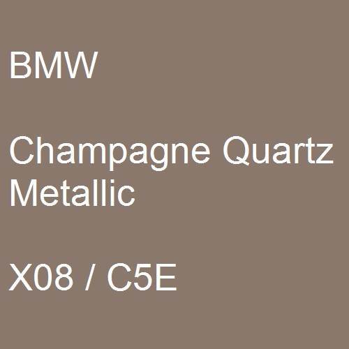 BMW, Champagne Quartz Metallic, X08 / C5E.